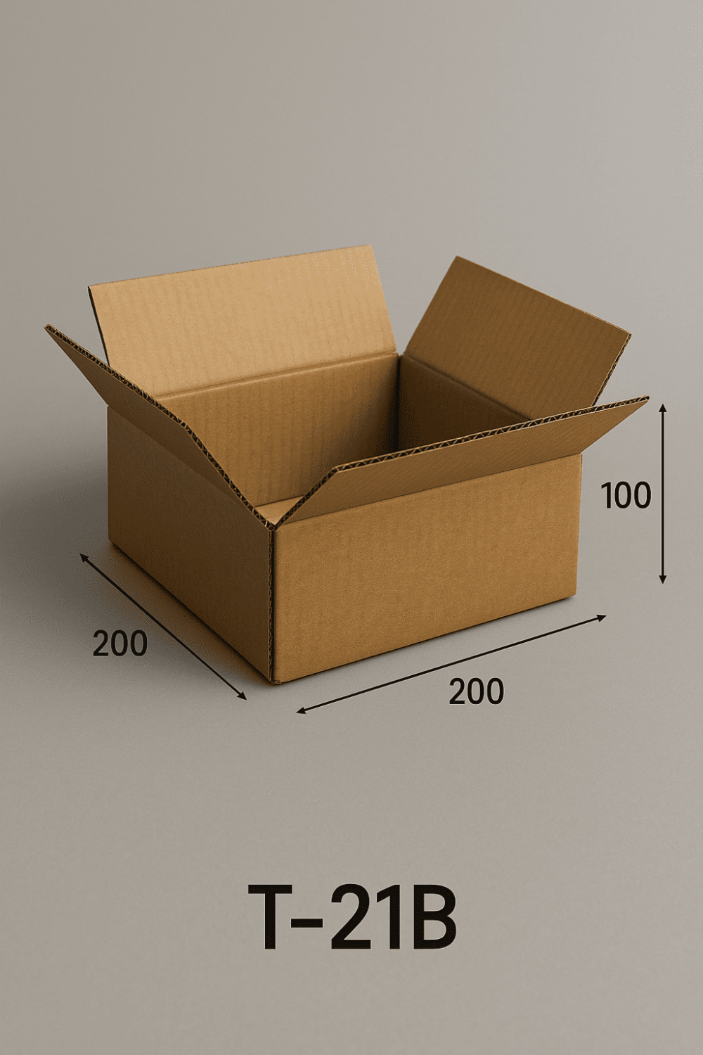 гофроящик 200х200х100 мм